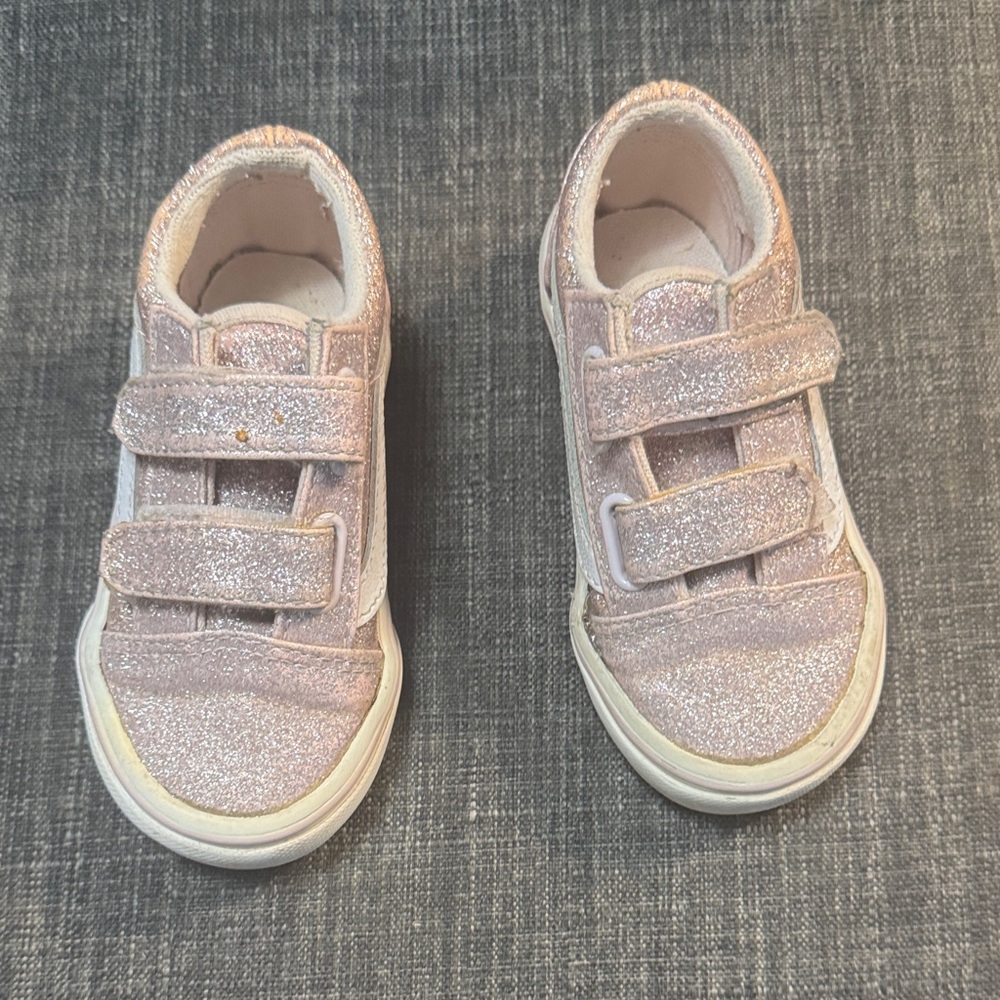 Vans Glittery Pink Kids Sneakers